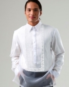Men's Barong White Organza 100444 White Men's Barong White Organza 100444 White